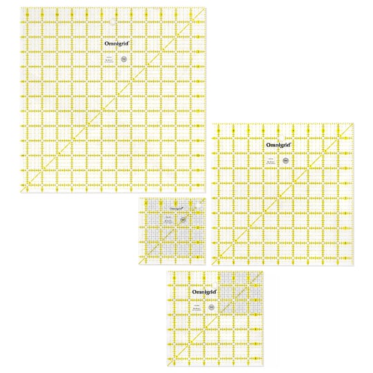Omnigrid&#xAE; Square Quilter&#x27;s Ruler Set, 4ct.